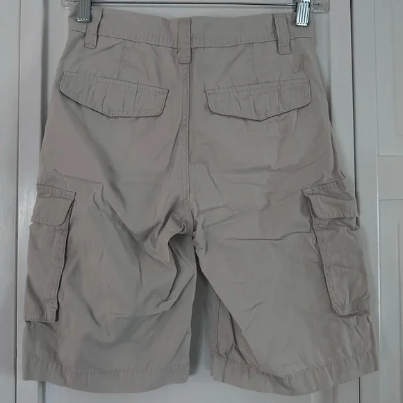 Nautical Boys Light Khaki Cargo Shorts- Size 12 - Picture 2 of 5